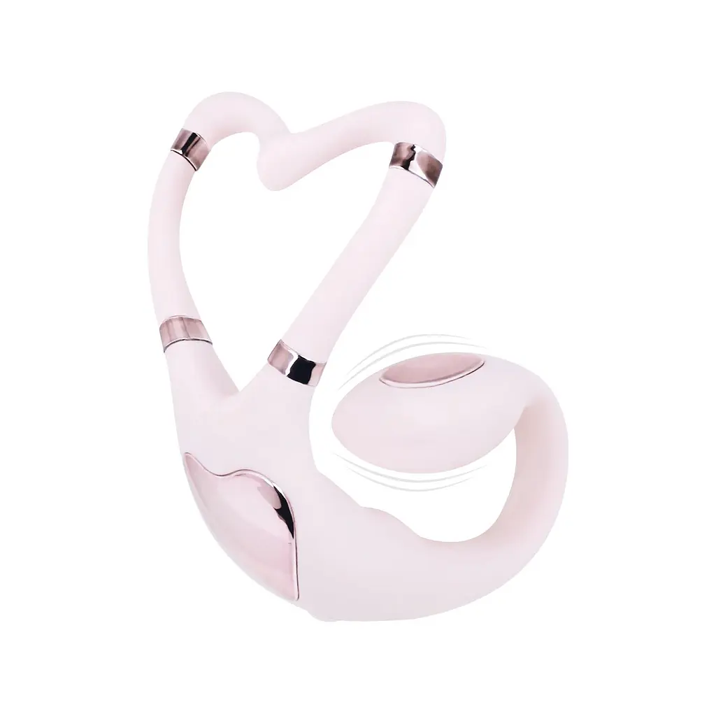 Смарт-вібратор для пар Adrien Lastic Venus + APP, подвійний, можна носити під одягом, 10 режимів - фото 4