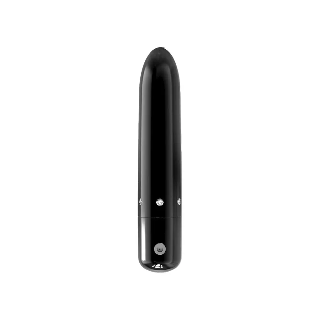 Віброкуля PowerBullet Pretty Point Rechargeable Bullet Black, потужний точковий вібратор з загостреним кінчиком на акумулятор - фото 8