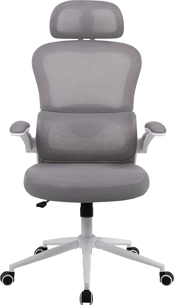 Офісне крісло GT Racer B-5880 White/Black - фото 7