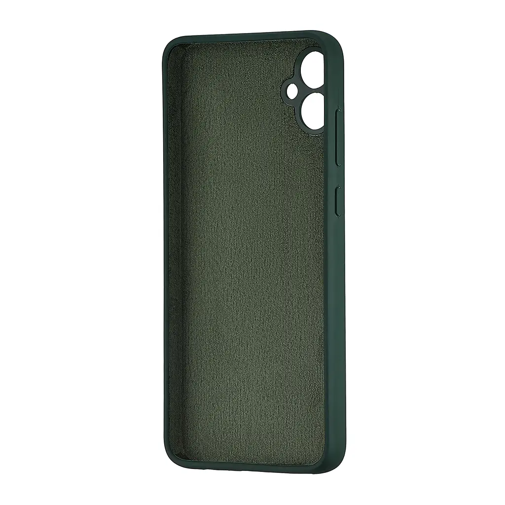 Чохол Silicone Case Samsung A05 (A055) Dark Green - фото 2