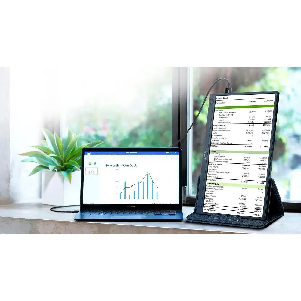 Портативний монітор Asus ZenScreen MB166B [90LM07D3-B02170] [91472] - фото 10