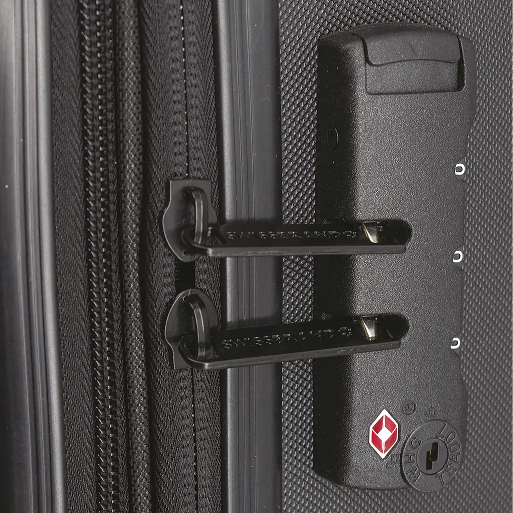 Валіза Swissbrand Brunei (M) Black (SWB_LHBRU001M) - фото 2