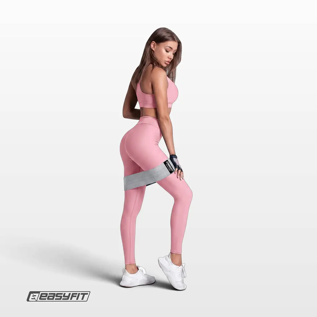 Набір тканинних гумок для фітнесу EasyFit 3 шт - фото 7
