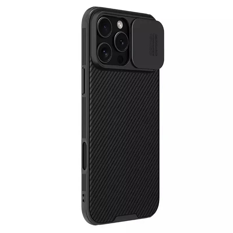 Карбонова накладка Nillkin CamShield Pro для Apple iPhone 16 Pro Max (6.9) Black - фото 3