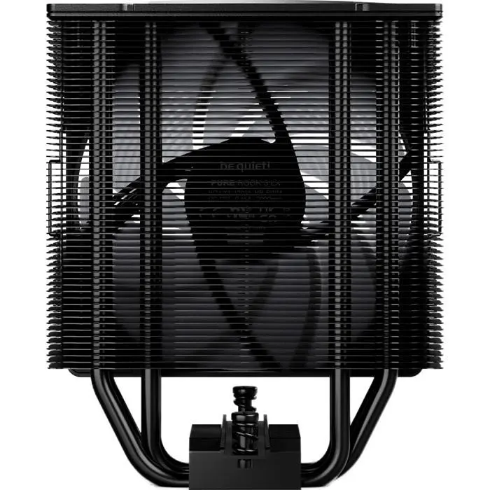 Кулер для процесора be quiet! Pure Rock 3 LX, Black, 1x Light Wings LX 120mm PWM, Intel 1851/1700/1200/1150/1151/1155/1156, AMD AM5/AM4, до 190 Вт, висота 154 мм (BK040) - фото 4