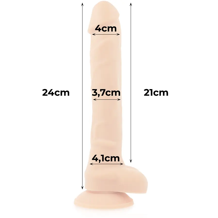 Фалоимитатор на присоске 24 см, Cock Miller - фото 2