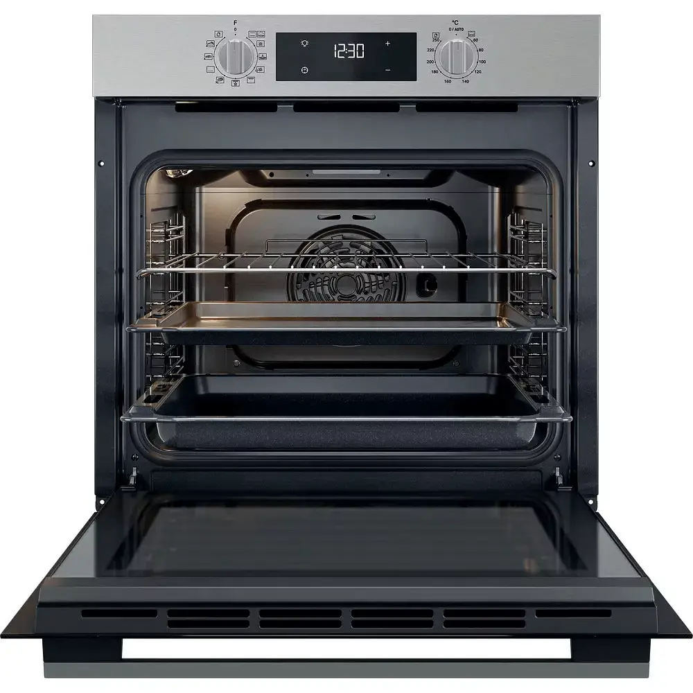 Духова шафа електрична Whirlpool 71 л A+ дисплей конвекція телескопічні напрямні нержавіюча сталь - фото 3
