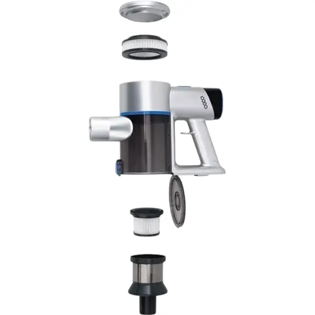 Пылесос аккумуляторный Magio MG-903 ручной беспроводной с контейнером 0.6 л Голубой 250 Вт - фото 5