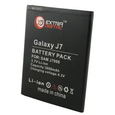 Акумуляторна батарея Extradigital Samsung Galaxy J7 J700H (3000mAh) (BMS6407) - фото 2