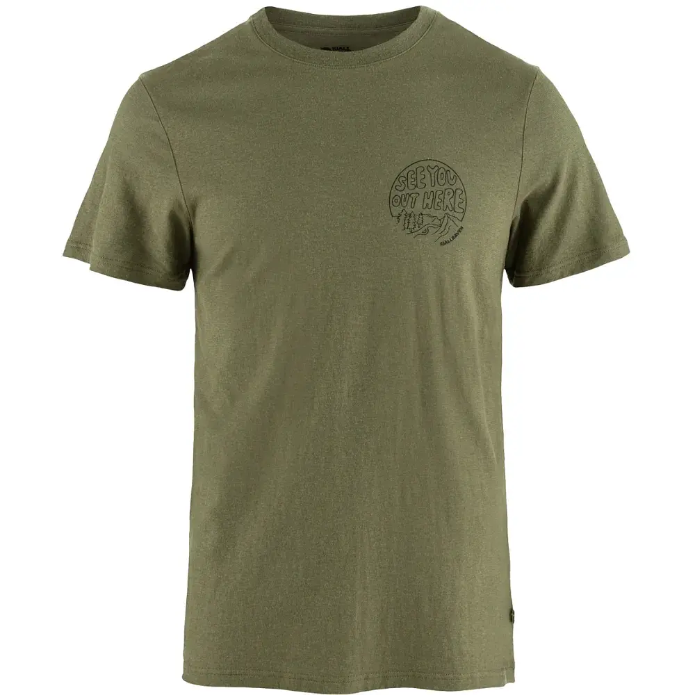 Футболка Fjallraven Hemp Blend Out Here T-shirt M Green