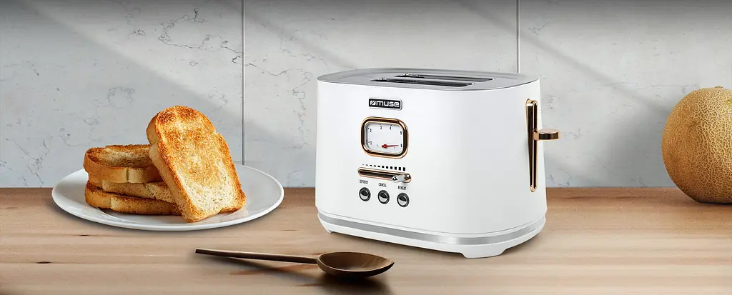 Тостер Muse білий MS-130 W - фото 6