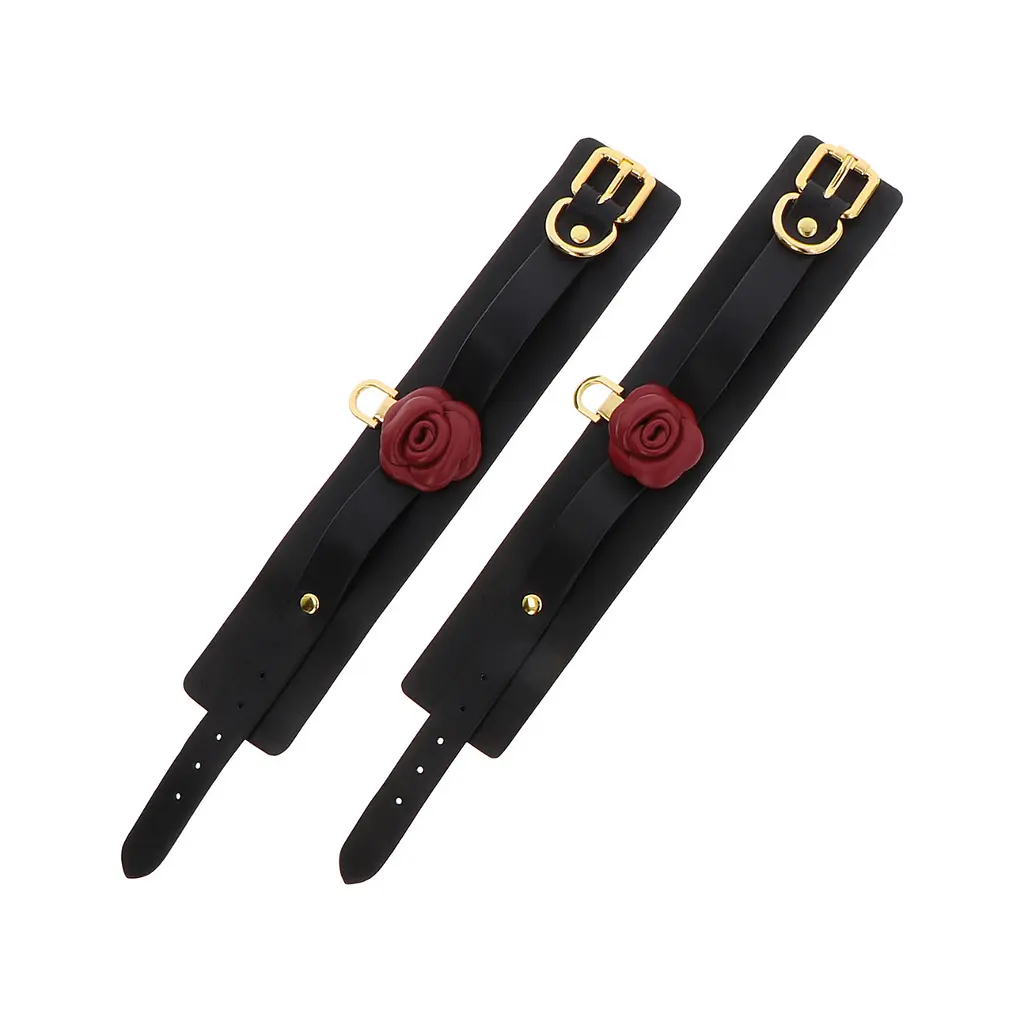 Фіксатори для ніг Taboom Wild Roses Ankle Cuffs чорний - фото 3