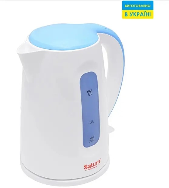 Чайник SATURN ST-EK8439U White/Blue - фото 3