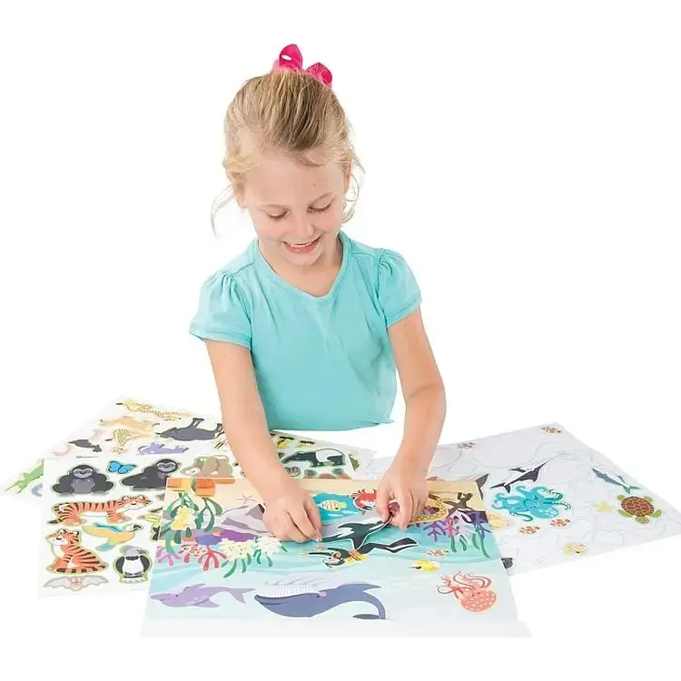 Набір наліпок Melissa & Doug Місця існування тварин багаторазові (MD14196) - фото 5