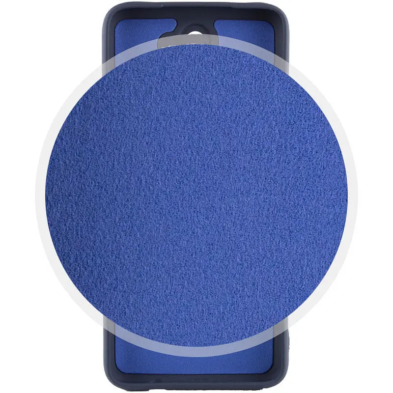 Чохол TPU Getman Liquid Silk Full Camera для Xiaomi Redmi Note 8T Синій / Midnight Blue - фото 2