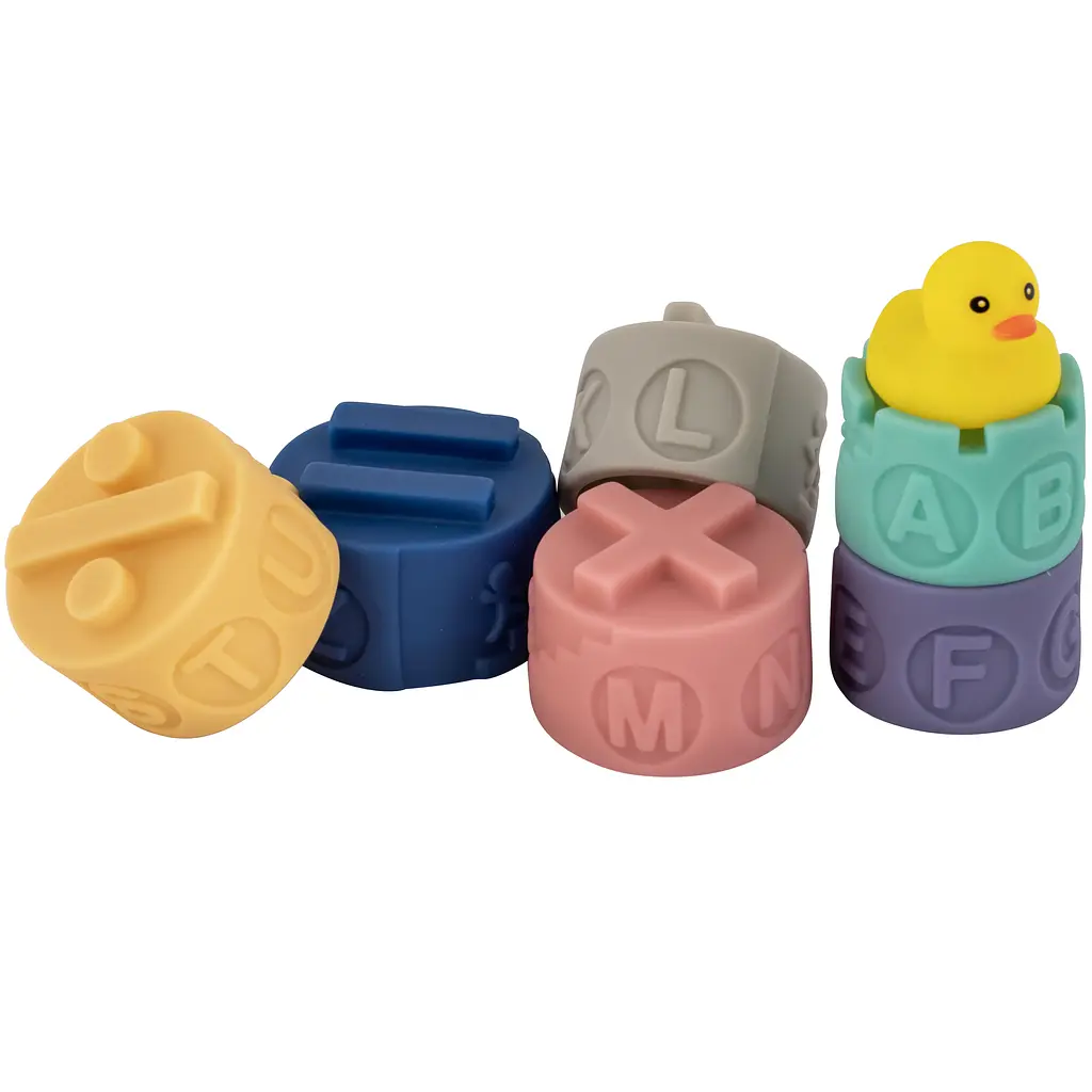 Игрушка-пирамидка Baby Team Цветная башня (8865) - фото 3