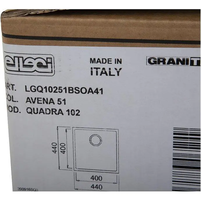 Кухонна мийка Elleci Q 102 under top avena 51 - фото 8