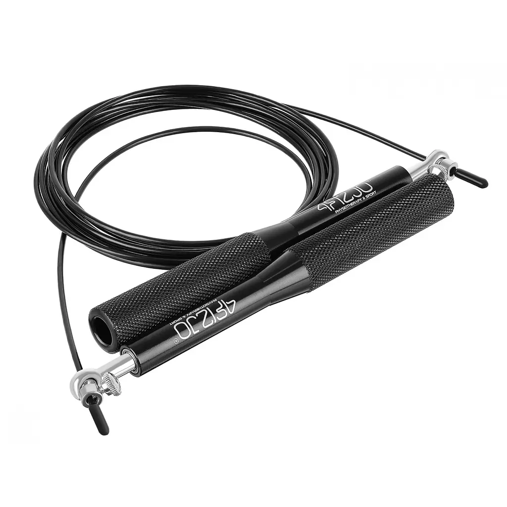 Скакалка 4FIZJO швидкісна для кросфіту Speed Rope Black 4FJ1158 (P-5907222931165) - фото 3
