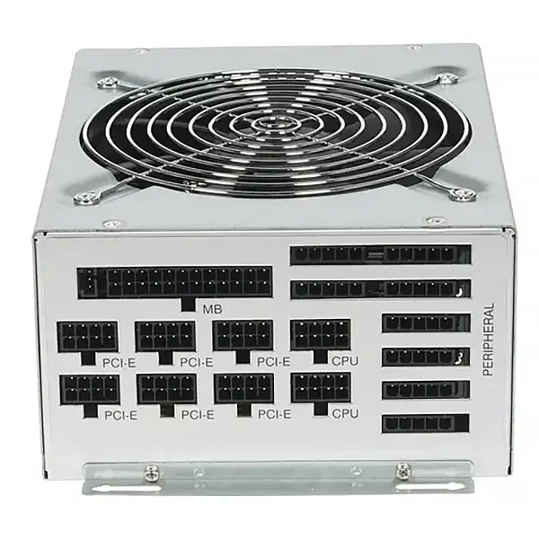 БЖ 1200W FSP FSP1200-50AAG 80+ GOLD, 6xPCI-E6+2, 135mm fan, Modular, C20, brown box - фото 3