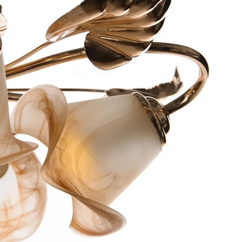 Люстра потолочная Brille классическая E14 40W G (LK-277C/5) - фото 4