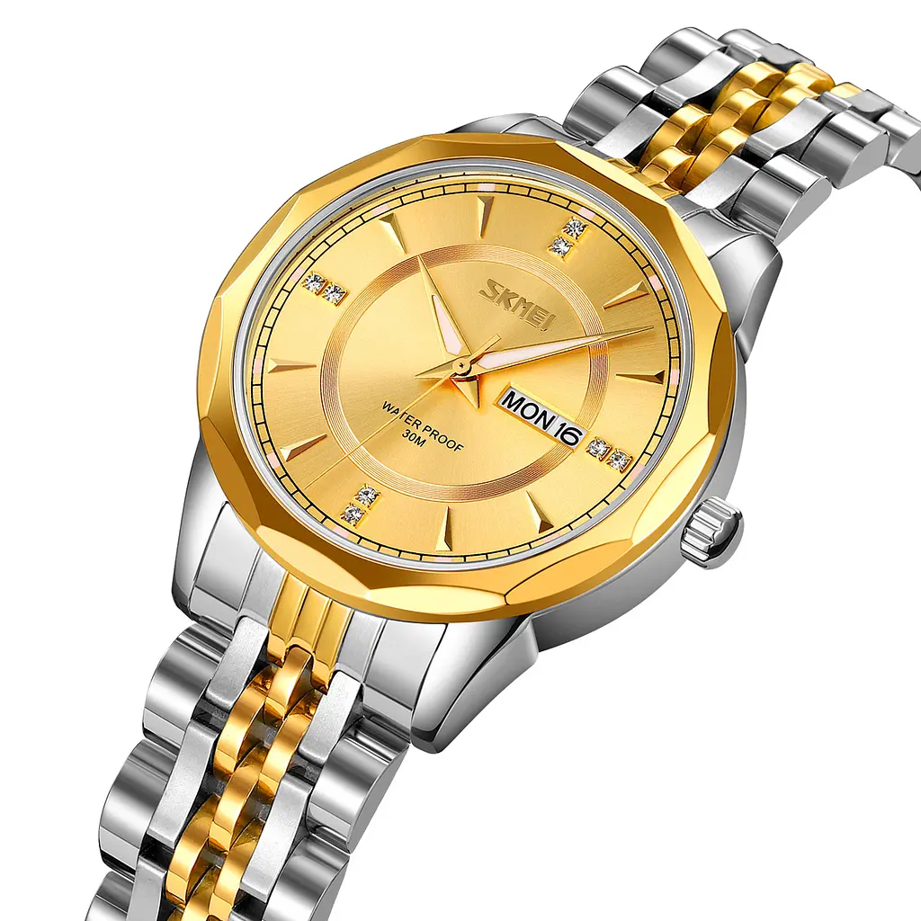 Наручний годинник жіночий 9264TGDGD Silver/Gold-Gold Skmei acs0029826 - фото 2