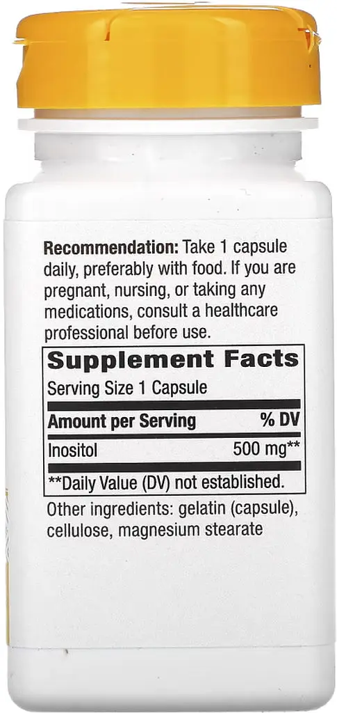 Вітаміни та мінерали Nature's Way Inositol 500 mg, 100 капсул - фото 2