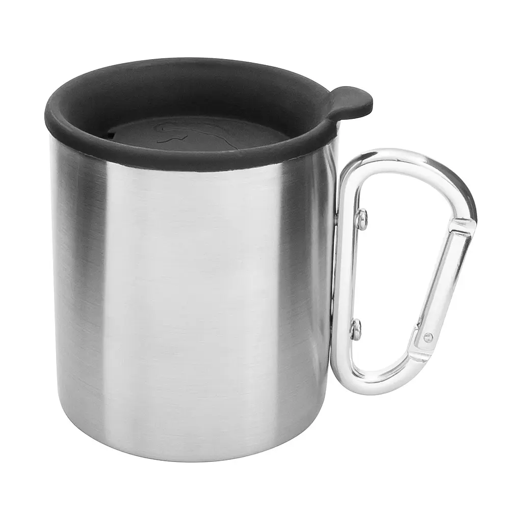Термокухоль Tatonka Thermo Mug Carabiner 250 Сріблястий - фото 2