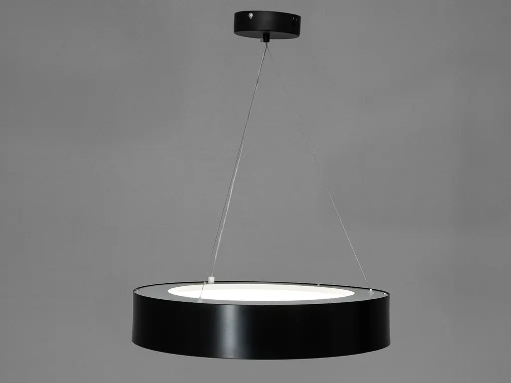 Люстра світлодіодна Diasha 266-450BK, 90W, 4400 лм, чорний, регульована висота, сучасний стиль для дому - фото 3