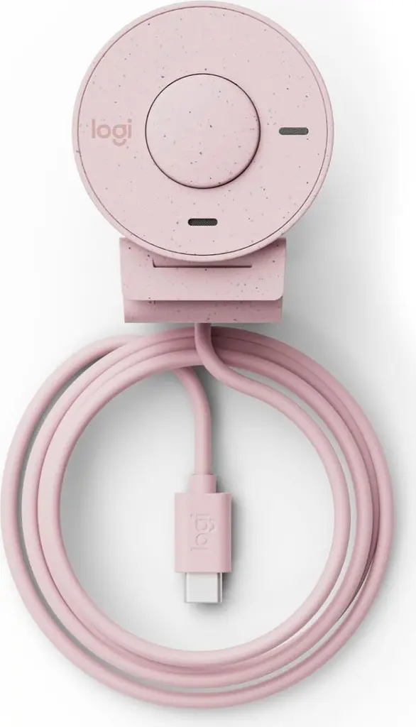 Веб-камера Logitech BRIO 300 Rose (960-001448) [86091] - фото 6