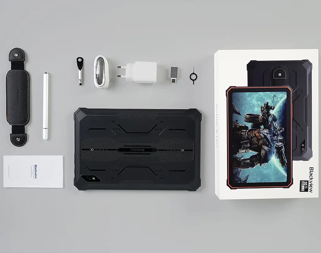 Планшет Blackview Active 8 Pro 10.36 FHD+ /8GB/256GB/ G99 /22000mAh/ 48+16Мп /LTE/NFC/ IP69K/ Orang - фото 10