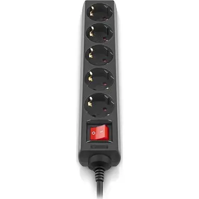 Мережевий фільтр живлення REAL-EL RS-PROTECT M 10m, black (EL122300037) - фото 3