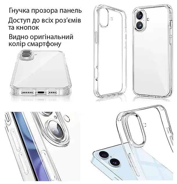Чохол до мобільного телефона Dengos Motorola G06 TPU Transparent (DG-TPU-TRP-53) - фото 5