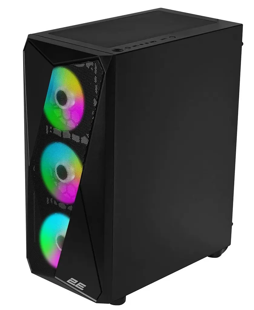 Корпус 2E GAMING Aruba G3313B ARGB без блока питания, черный (2E-G3313B) - фото 8