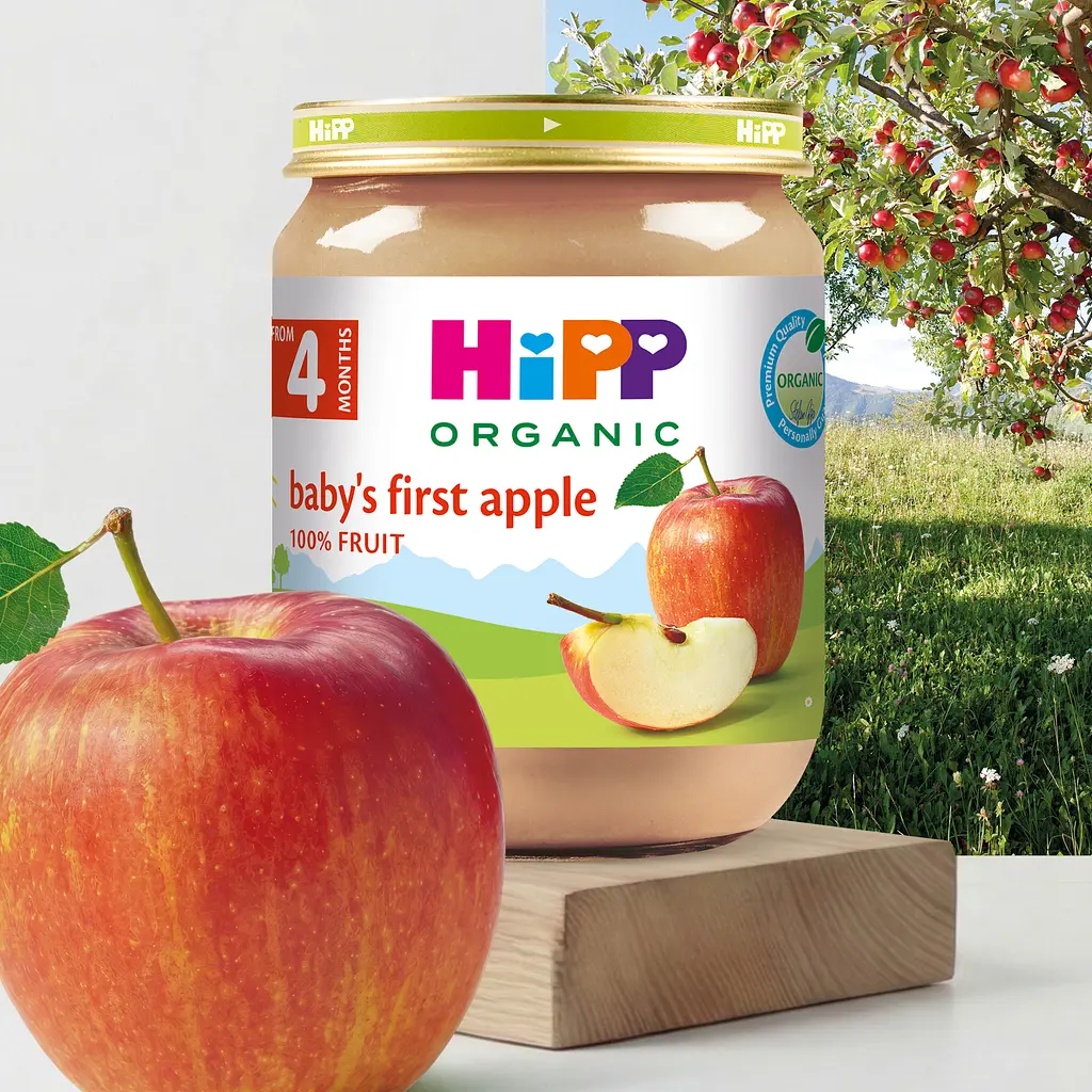 Фруктове пюре HiPP Перше дитяче яблуко 125 г - фото 2