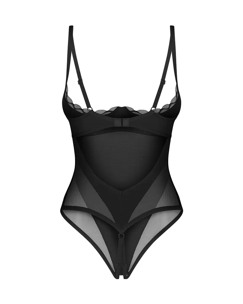 Боді Obsessive Stelisa L/XL (чорний) - фото 3