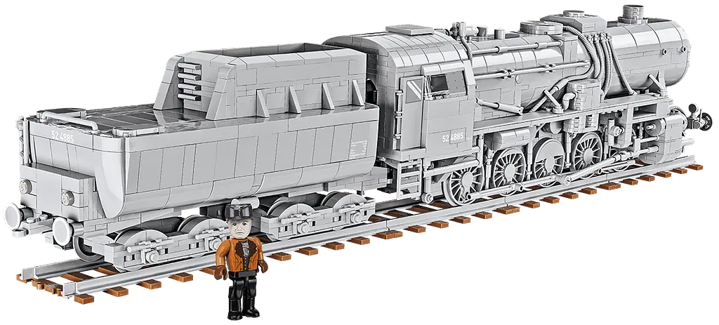 Конструктор Cobi Локомотив Kriegslokomotive Class 52 масштаб 1:35, 2476 деталей (COBI-6281) - фото 3