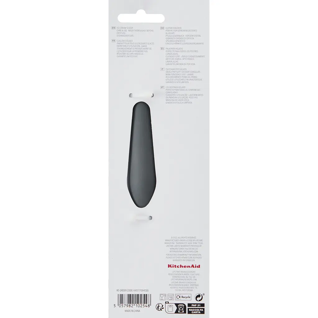 Ложка для морозива KitchenAid Coreline сіра (KAS117OHCGG) - фото 4