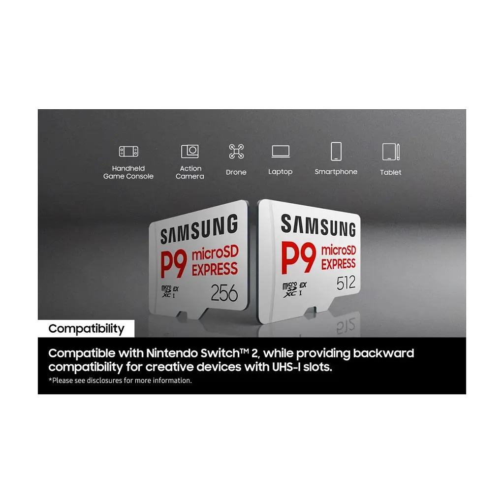 Карта пам'яті Samsung 256GB microSDXC class 10 SD7.1 UHS-I U3 V30 P9 Express (MB-MK256T/WW) - фото 10