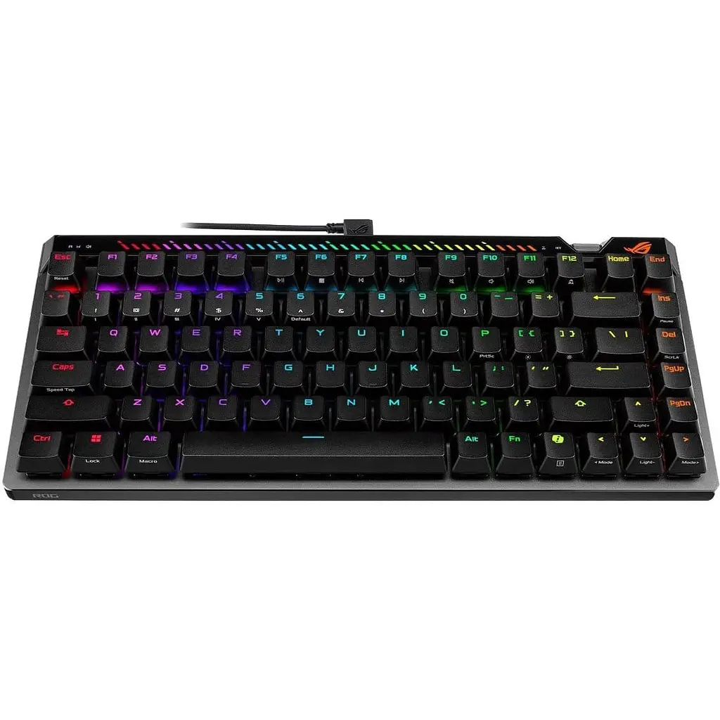 Клавиатура ASUS ROG Falchion Ace 75 HE HFX V2 Magnetic Switches USB-A EN RGB Black (90MP047H-BKUA20) - фото 5