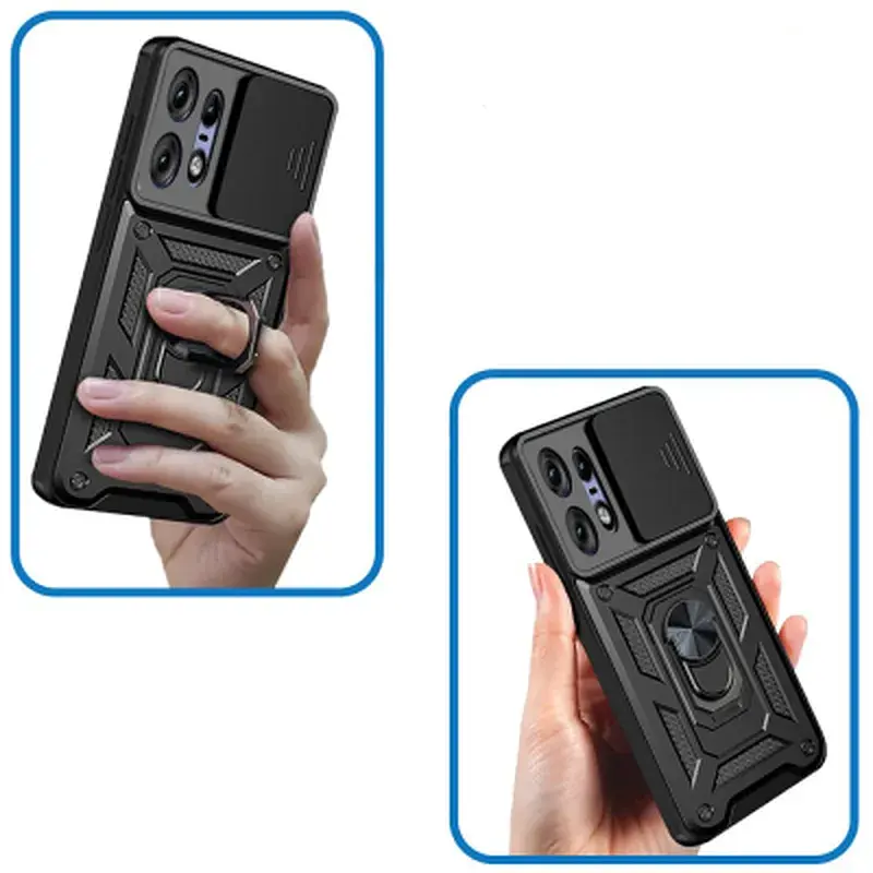 Чохол до мобільного телефона BeCover Military Motorola Edge 50 Pro Black (712161) - фото 3