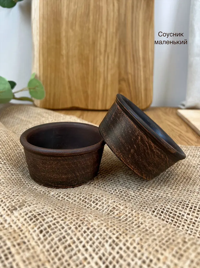 Столовий сервіз керамічного (глиняного) посуду на 6 осіб Ангоб - фото 10