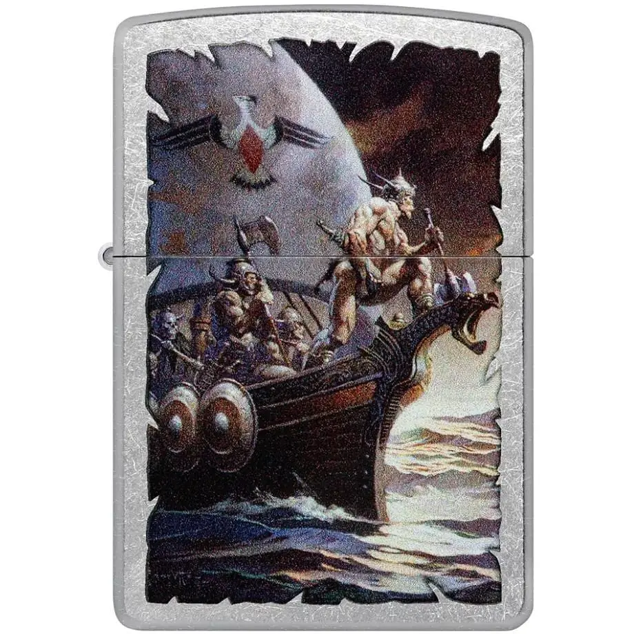 Зажигалка Zippo 207 Frank Frazetta Kane на Golden Sea - фото 2