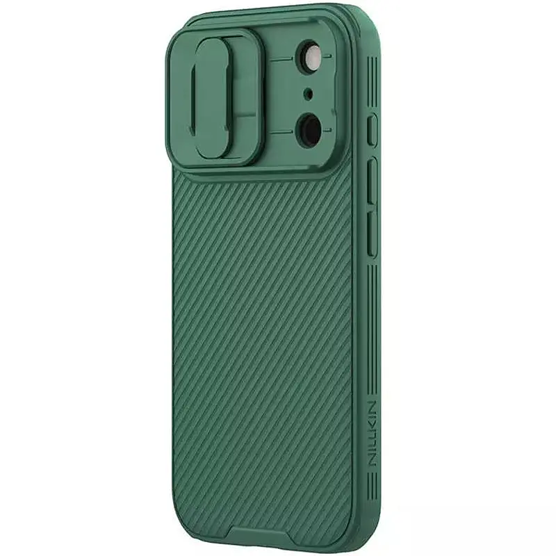 Карбонова накладка Nillkin CamShield Pro для Apple iPhone 17 Pro Max 6.9" Deep Green - фото 3