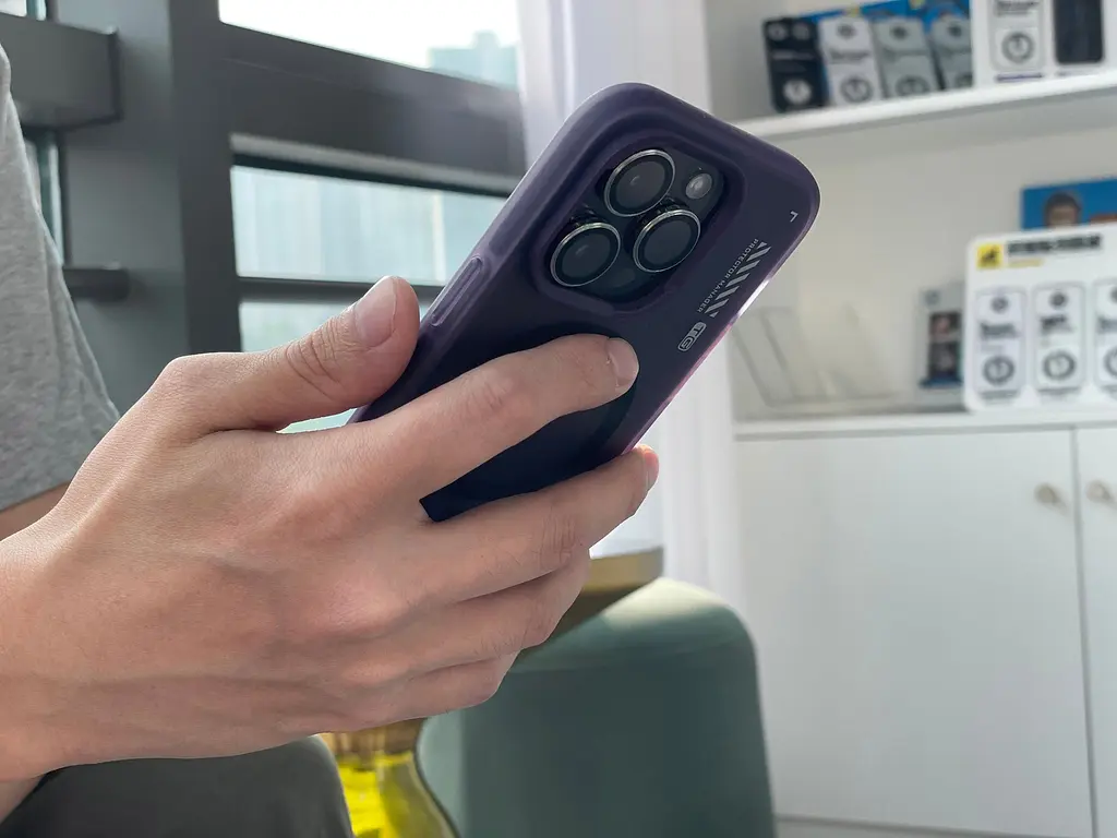 Чохол Blueo Dual Color with MagSafe для Apple iPhone 14 Pro Purple [84450] - фото 3