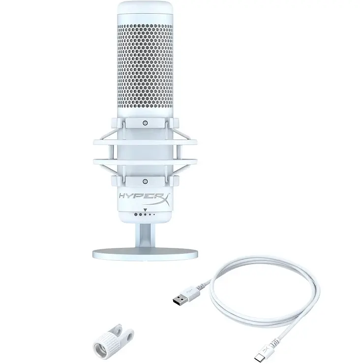 Мікрофон HyperX QuadCast S White [519P0AA] [79761] - фото 7
