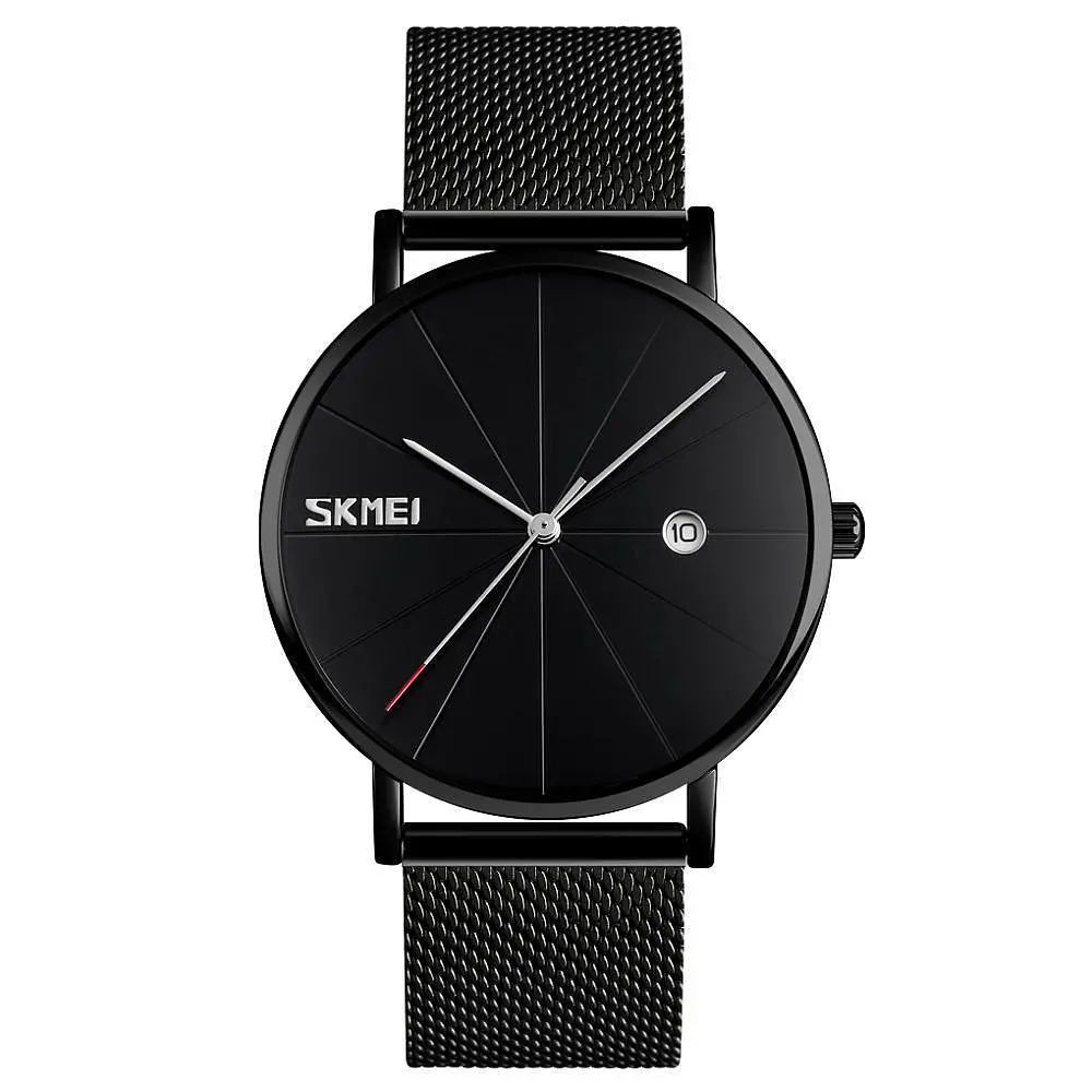 Оригінальний чоловічий годинники Skmei 9183 Tiger Black black - фото 3