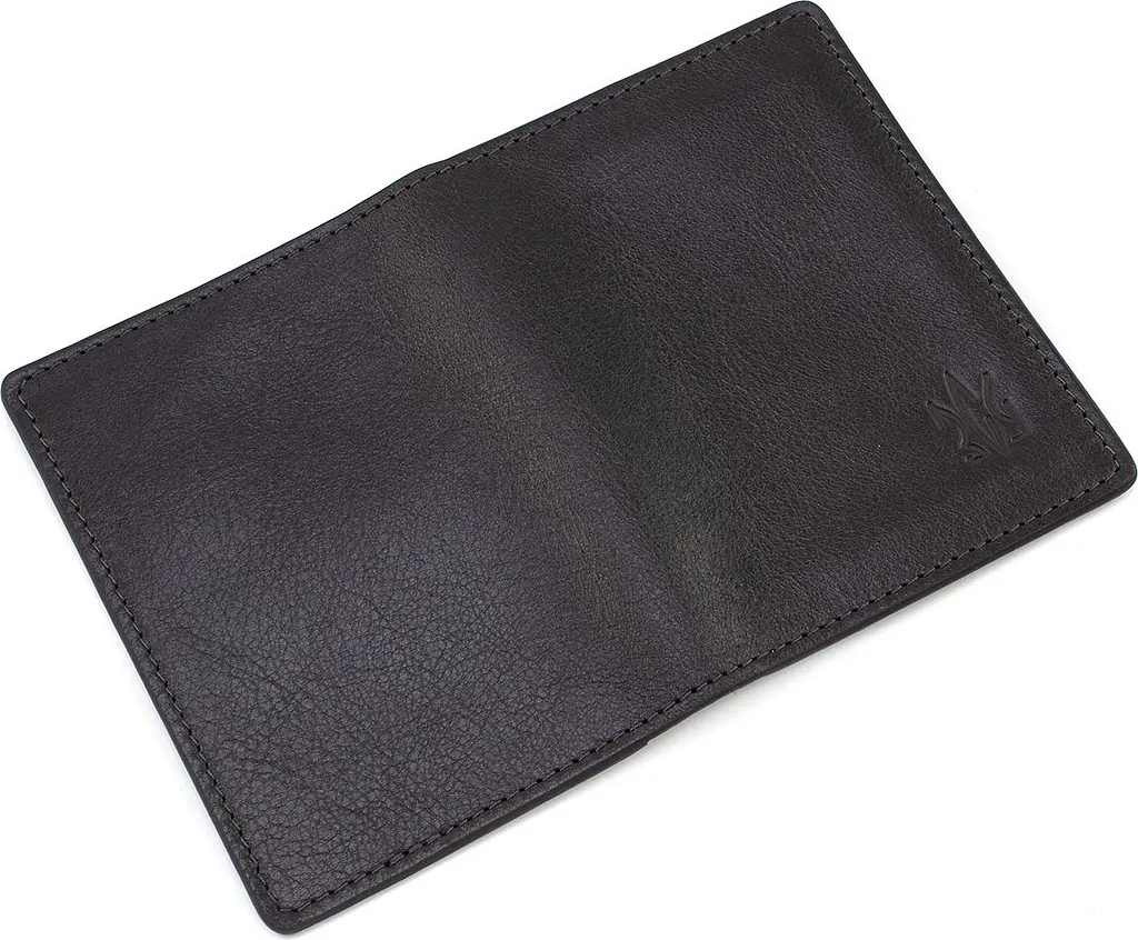 Шкіряна обкладинка для документів GRANDE PELLE 14х10х1 см acs0026402 - фото 5