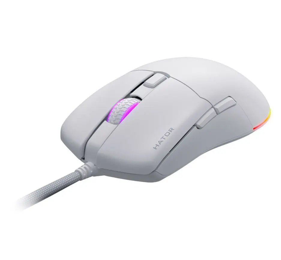 Ігрова миша HATOR HTM-611 Pulsar3 USB ESports Gaming 12000dpi 35G White - фото 3