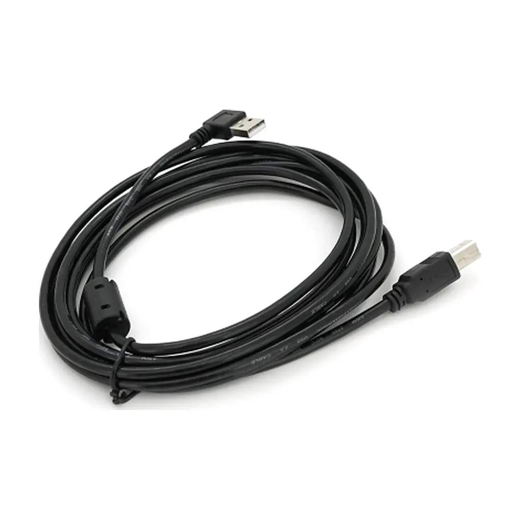 Кабель для принтера USB 2.0 AM/BM 2.0m 90° corner black Ritar (YT-AM/BM90°-2.0B) - фото 2