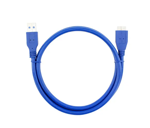 Кабель Ritar Micro Usb 3.0 для жестких внешних дисков сдвоенный широкий 1 метр - фото 3